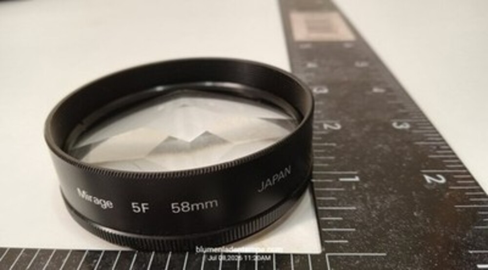 Mirage 5F 58mm Multi-Image Prism Camera Lens Filter - Japan